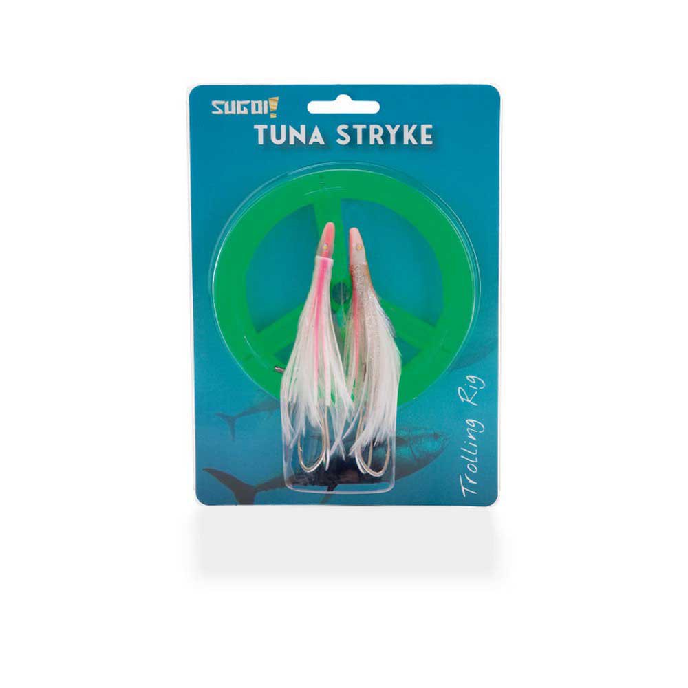 Sugoi Tuna Stryke Feather Tr-2 Trolling Soft Lure Sbp+nt Weiß von Sugoi