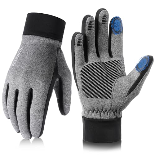 Winter Handschuhe Herren Damen Thermo-Handschuhe Touchscreen Winterhandschuhe Fahrradhandschuhe Anti-Rutsch Winddicht Handschuhe zum Autofahren Radfahren Skifahren Arbeiten Outdoor von Sukeen