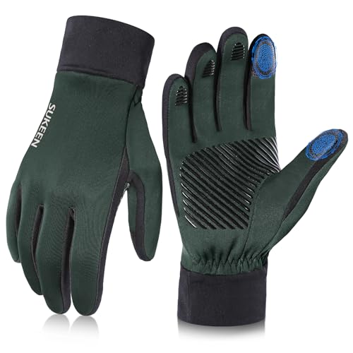 Winter Handschuhe Herren Damen Thermo-Handschuhe Touchscreen Winterhandschuhe Fahrradhandschuhe Anti-Rutsch Winddicht Handschuhe zum Autofahren Radfahren Skifahren Arbeiten Outdoor von Sukeen