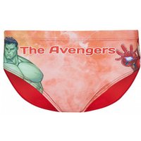 Avengers Marvel Jungen Badehose Slip ET1753-red von Sun City