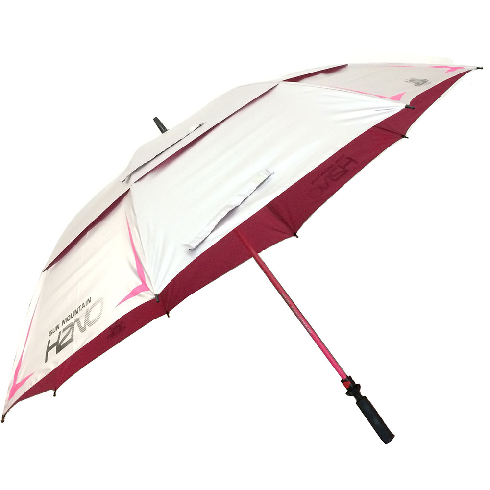 'Sun Mountain Chrome Series 68" UV Golf Regenschirm pink' von Sun Mountain