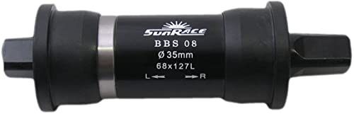 Sunrace Unisex – Erwachsene Innenlager-03324456 Innenlager, schwarz, 127 mm von SunRace