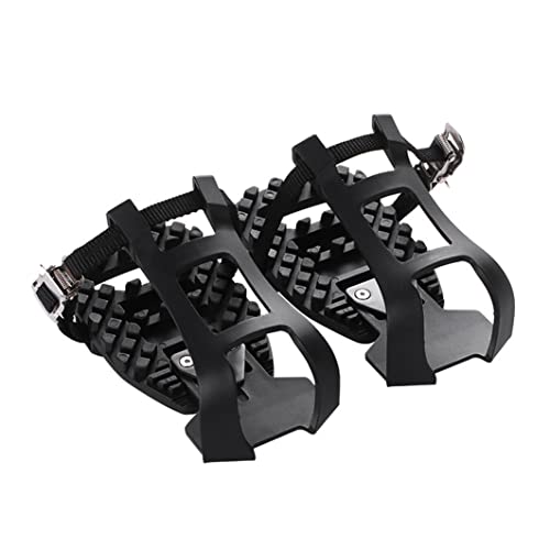 Toe Clips Cage Bike Pedals Adapter kompatibel mit Peloton Heavy Duty Kunststoff Pedals Zubehör, kompatibel mit Schuhclips für Peloton, kompatibel mit Pedal-Konverter von SunaOmni