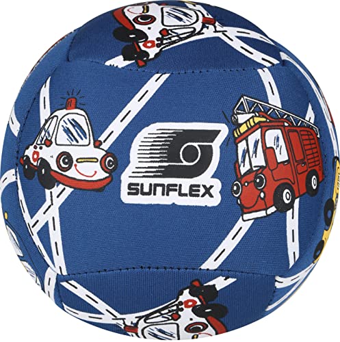 Sunflex® Big Softball Youngster Cars | Kinderball für Kinderhände im modernen Design | Kindgerecht aus hochwertigem & rutschfestem & weichem Neopren von Sunflex