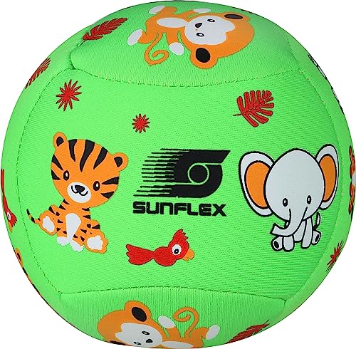 Sunflex® Big Softball Youngster Jungle | Kinderball für Kinderhände im modernen Design | Kindgerecht aus hochwertigem & rutschfestem & weichem Neopren von Sunflex