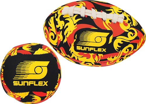 Sunflex® Miniballs Flames Dragon | sehr griffig & lässt Sich ideal Werfen & Fangen für Kinder | knautschbar weich & lässt Sich ohne Verletzungsgefahr greifen | extrem robust & wasserfest von Sunflex