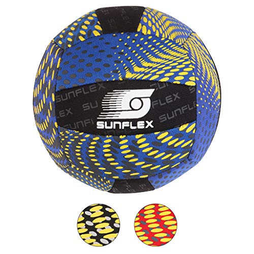 Sunflex Neopren Zubehör Beach und Funball Splash Größe 3 in blau | Volleyball weich und leicht für den Strand und das Wasser | extrem robust und für Jede Altersgruppe von Sunflex