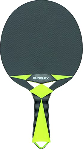 Sunflex Outdoor Tischtennisschläger Zircon | Wetterfester und UV-beständiger Schläger | mit Power Grip | für Freizeitspieler im Outdoor-Bereich von Sunflex