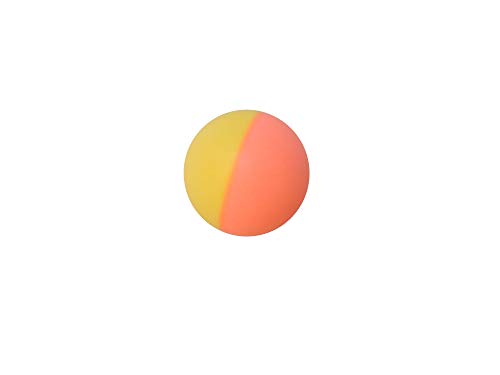 Sunflex Tischtennisball Orange , Bier-Bong Ball, Bastel Ball Tischtennis Jumbo Tischtennis-Schläger (5 x Tischtennisball Orange - Gelb) von Sunflex