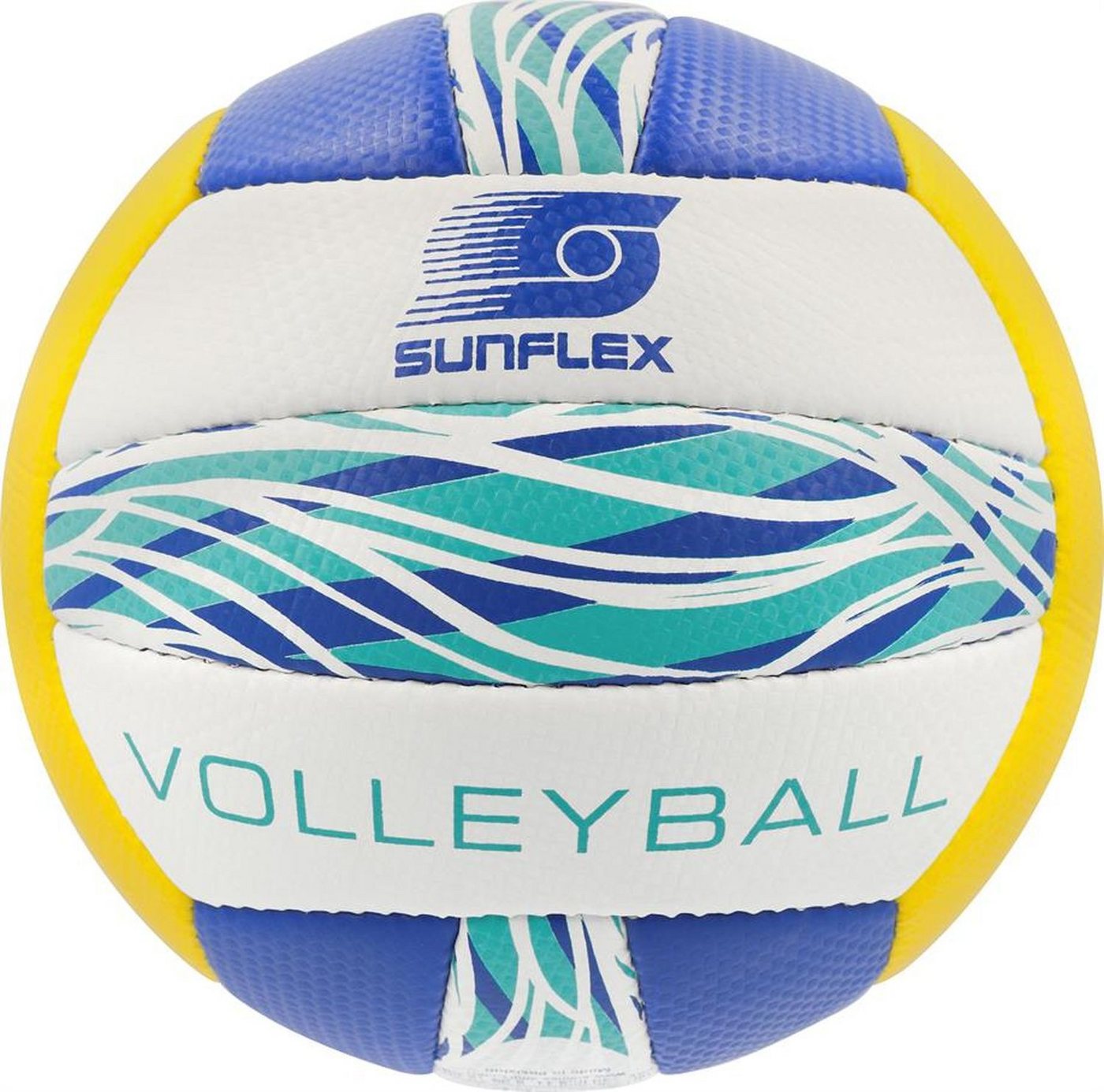 Sunflex Volleyball Volleyball Wave, Beachvolleyball Beachball Ball Sportball Spielball von Sunflex