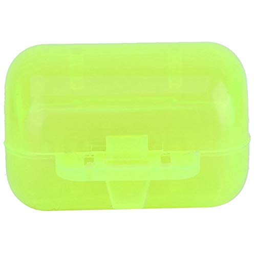 50 Stück Fluoreszierende Gelbe Kunststoff-Tintenfisch-Köder-Haken-Box-Abdeckung, Angelzubehör (Kleine 380 ml) von Sunisfa