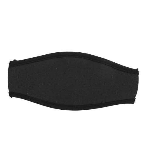 Sunisfa Tauchen Slap Straps Abdeckung Doppelschichtiger Neopren-Tauchhaarschutz für Wassersportarten (Schwarz) von Sunisfa