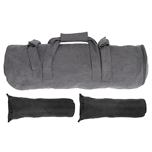 Sunisfa Verstellbare Fitness-Sandsäcke, Canvas-Gewichtstrainingstasche für das Gartentraining (Grau) von Sunisfa