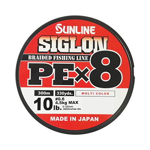 SIGLON PEx 8 Multicolor 10 LB 4,5 kg # 0,6 300 m von Sunline