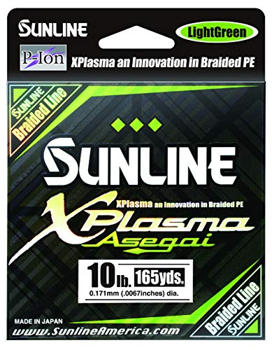 Sunline 63043204 Xplasma Asegai, hellgrün, 5,4 kg Test/165 YD von Sunline