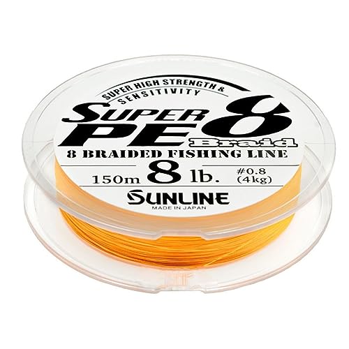 Sunline Super PE 8 Braid orange 6LB/3 kg PE #0,6 von Sunline
