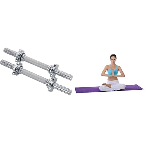 Sunny Health & Fitness 35,5 cm Hantelstangen-Set STDBH-14 + Yoga Matte NO. 031-P von Sunny Health & Fitness