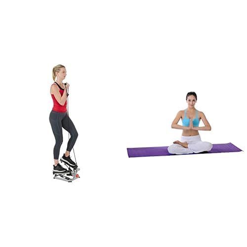 Sunny Health & Fitness Yoga Matte NO. 031-P + Ganzkörper Stepper SF-S0978 von Sunny Health & Fitness