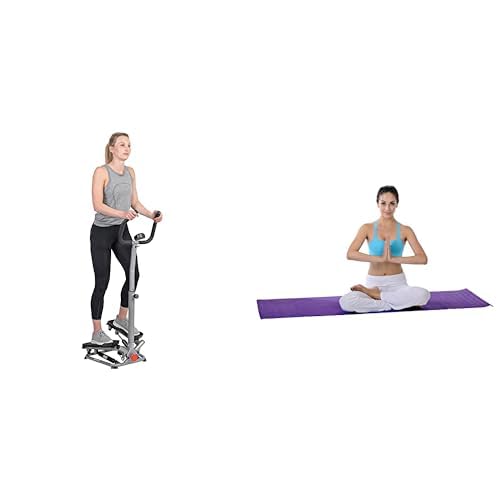 Sunny Health & Fitness Yoga Matte NO. 031-P + Twist Stepper mit Lenker SF-S020027 von Sunny Health & Fitness