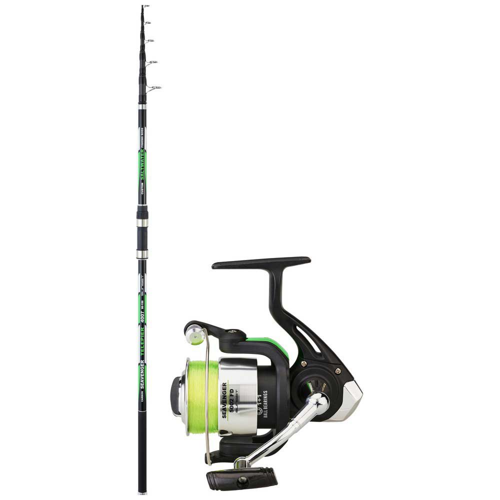 Sunset Seavenger Telepier Jigging Combo Silber 3.60 m / 80-150 g von Sunset