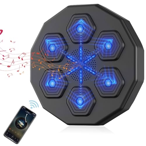 Music Bluetooth Boxing Machine,Elektronische Musik Boxmaschine,Smart Musik Boxmaschine,Box Trainings Schlagausrüstung,Wall Target Boxing Machine,Wandmontierte Boxmaschine für Heimübungen Stressabbau von Sunshine smile