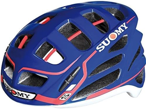 Suomy Gun Wind S-Line, Unisex-Helm für Erwachsene, Blau/Rot, L von Suomy