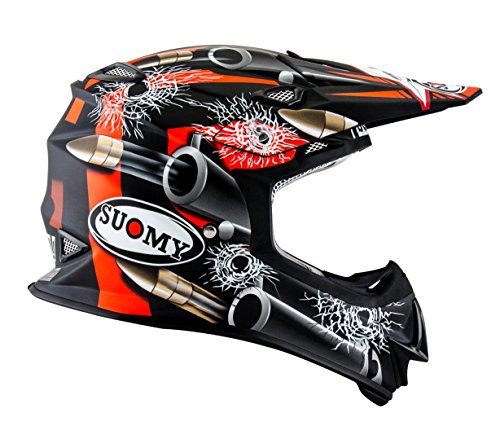 Suomy KSMJ0029.2 Helm für Moto-Cross MR Jump Bullet, Schwarz von Suomy