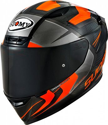 Suomy TX-Pro Advance Carbon, Integralhelm - Schwarz/Neon-Orange - M von Suomy