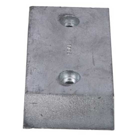 Super Marine Ano1705 Zinc Plate Anode Silber 155 x 75 x 25 mm von Super Marine