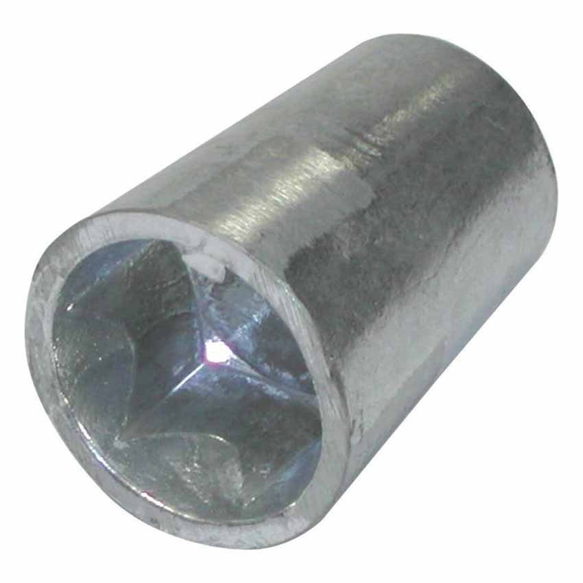 Super Marine Hexagonal Shaft Zinc Anode Silber 55 mm von Super Marine