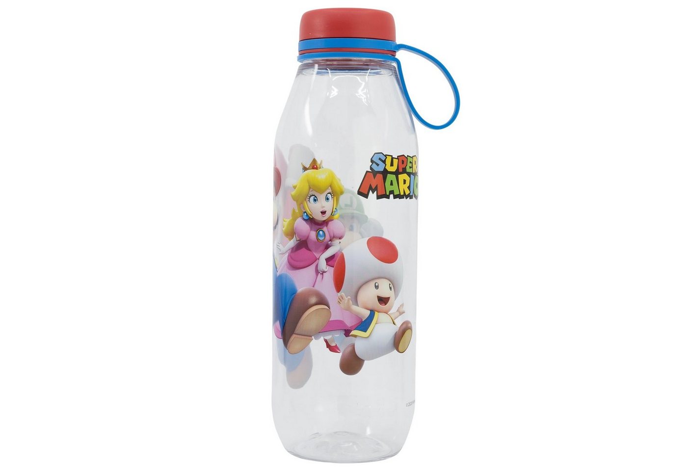 Super Mario Trinkflasche Super Mario Luigi Peach Toady Wasserflasche, Flasche 650 ml von Super Mario
