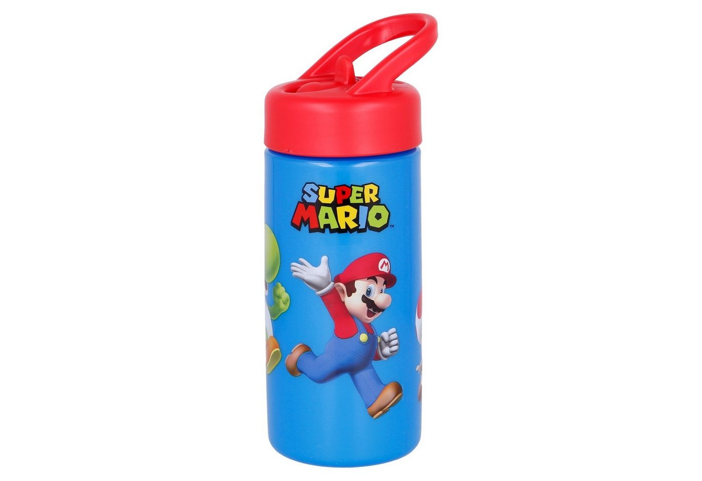 Super Mario Trinkflasche Super Mario Luigi Yoshi Toady Kinder Wasserflasche, Flasche 410 ml von Super Mario