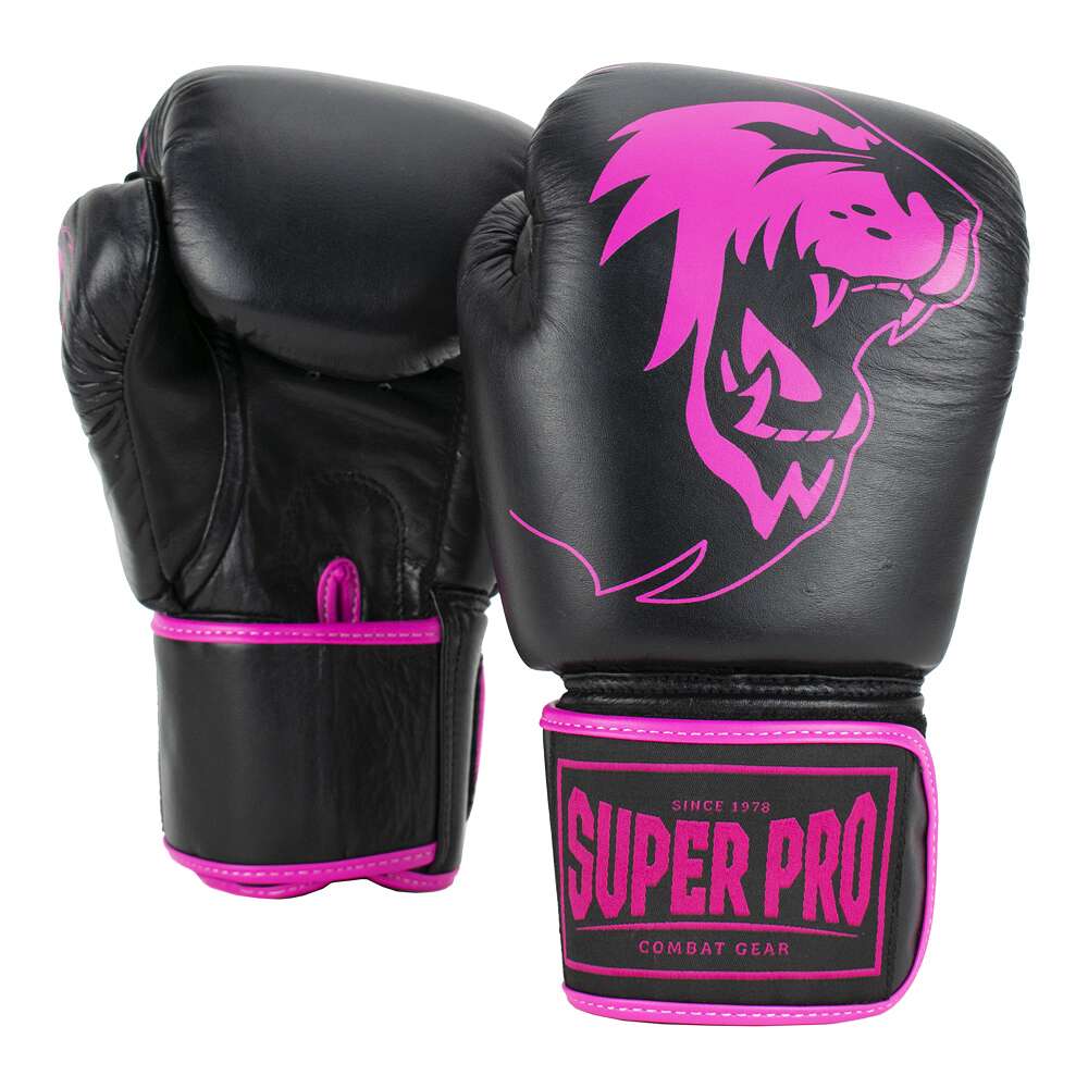 Super Pro Boxhandschuhe „Warrior“, 10 oz., Schwarz-Weiß Super Pro Boxhandschuhe „Warrior“, 10 oz., Schwarz-Weiß von Super Pro