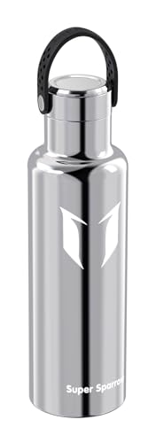 Super Sparrow Trinkflasche Edelstahl 18/10 - Ultraleicht Thermobecher - 500ml - Standardmund Flex Deckel - BPA-Frei Thermoskanne, Thermosflasche für Sport, Travel, Schule, Outdoor von Super Sparrow