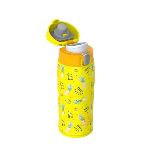 Super Sparrow Trinkflasche Edelstahl 18/10 - Ultraleicht Trinkbecher - 350ml - BPA-Frei, Auslaufsicher Trinkflasche, Trinkflaschen für Sport, Unterwegs, Schule, Outdoor, Büro, Zuhause von Super Sparrow