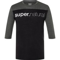 Super.Natural Herren Contrast 3/4 T-Shirt von Super.Natural