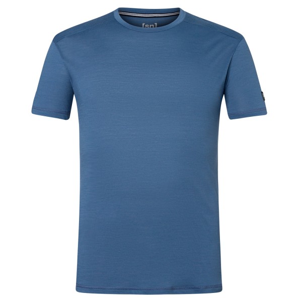 super.natural - Essential S/S - T-Shirt Gr 56 - XXL blau von Super.Natural