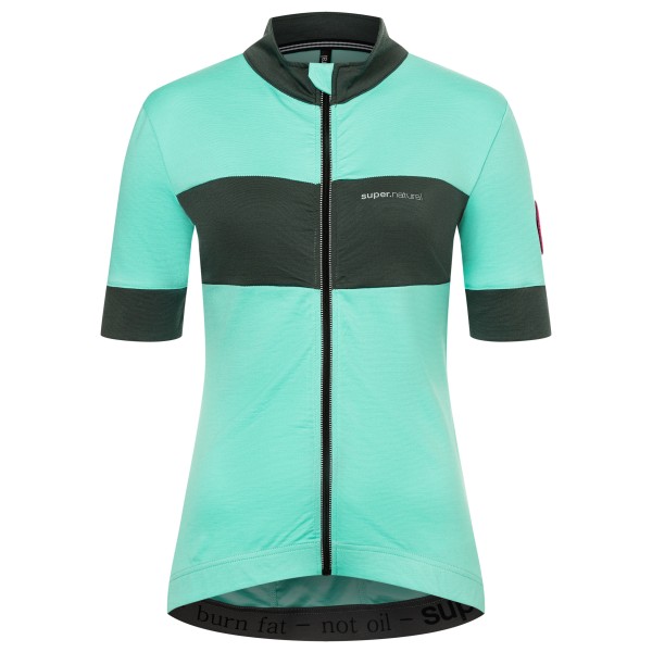 super.natural - Women's Grava Jersey - Radtrikot Gr XS türkis von Super.Natural