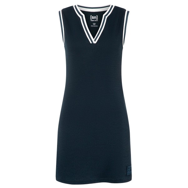 super.natural - Women's Ory Bio Dress - Kleid Gr 34 - XS;36 - S;38 - M;40 - L;42 - XL blau;weiß von Super.Natural