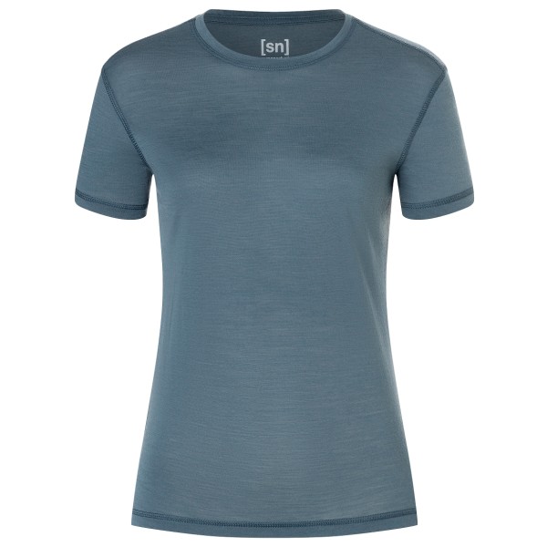 super.natural - Women's Sierra 140 Tee - Merinoshirt Gr L grau von Super.Natural