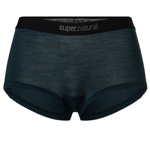 super.natural - Women's Tundra 175 Boyfriend Hipster - Unterhose Gr 34 - XS schwarz/blau von Super.Natural