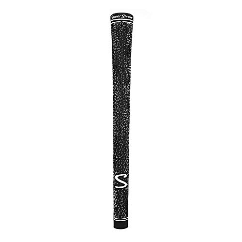 SuperStroke Unisex-Erwachsene S-Tech Cord Golf Club Grip (Standard) Golfschläger-Griff, schwarz von SuperStroke