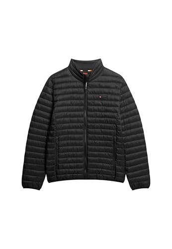 Superdry, Jacke ohne Kapuze, Fuji Lite Jacke, M5012062A, Jet Black, XXL, Herren von Superdry