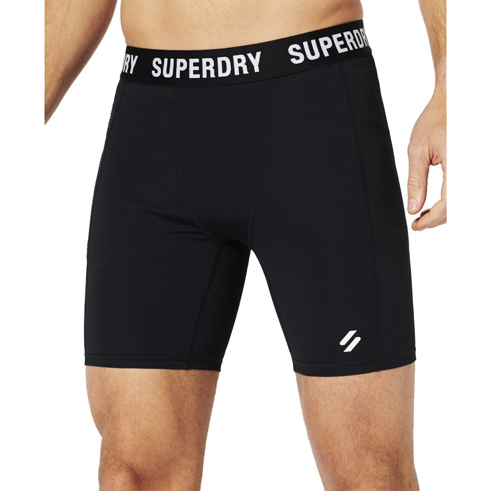 Superdry Core Tight Shorts Schwarz 2XL Frau von Superdry