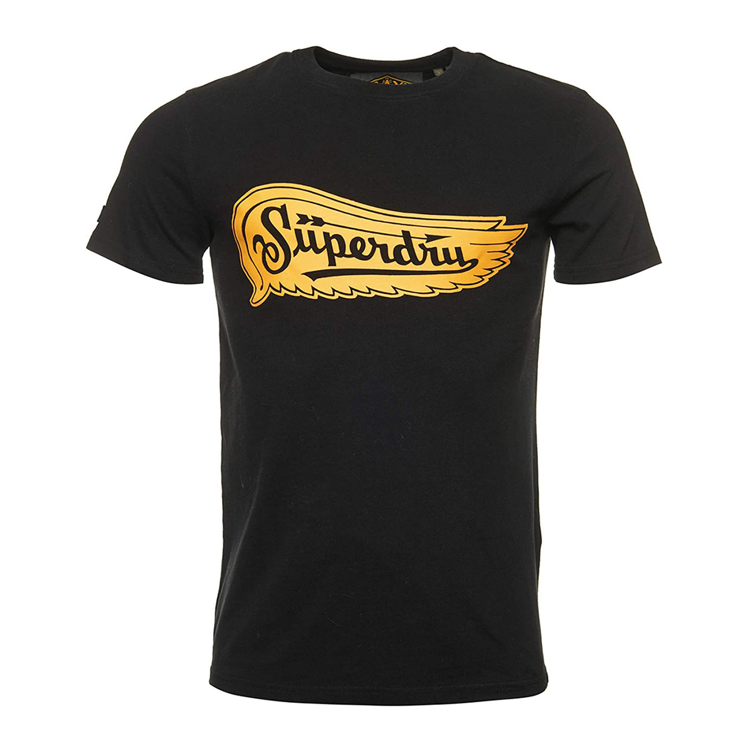 Superdry Herren Merch Store Band Tee T-Shirt Short Sleeve Shirt M1000549A Schwar... von Superdry