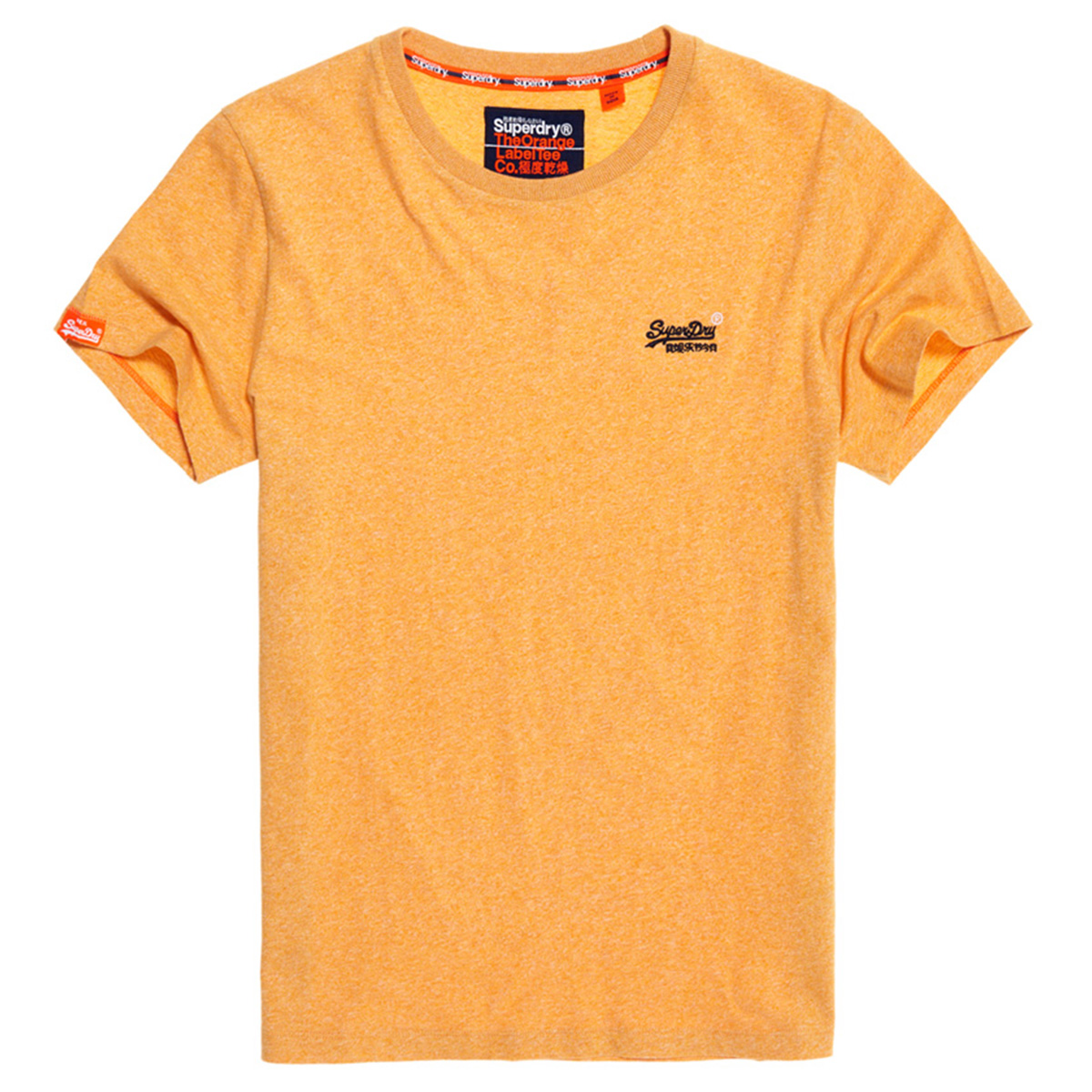 Superdry Herren Orange Label Vintage Embroidery S/S Tee T-Shirt M10001RT Gelb von Superdry
