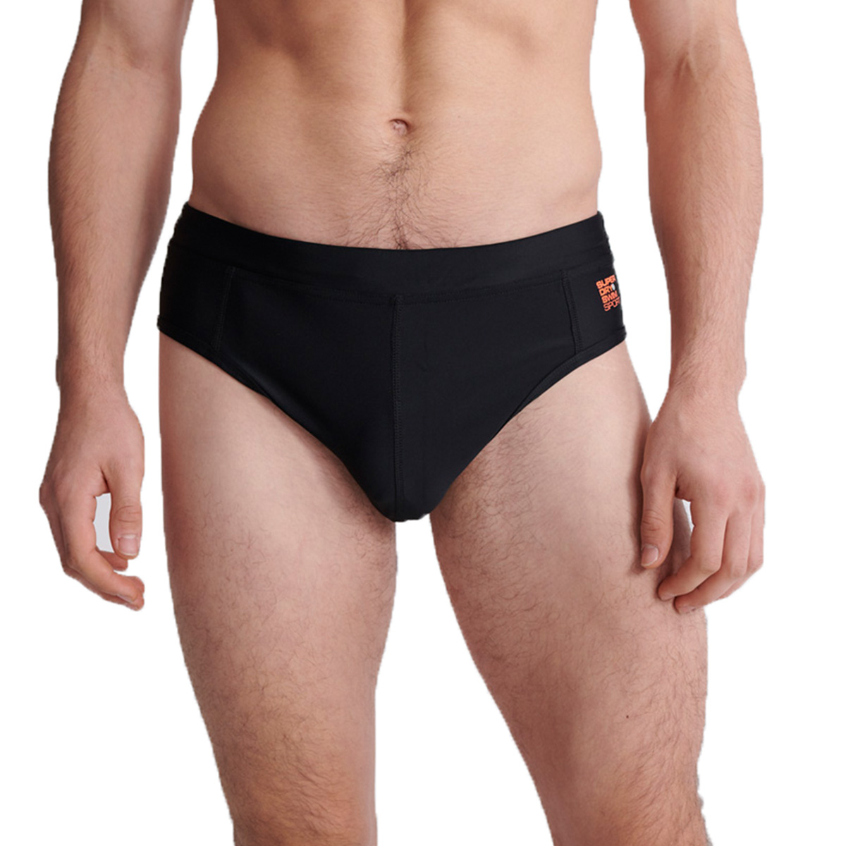 Superdry Herren Swimsport Trunk Badehose Schwimmhose MS300037A schwarz von Superdry