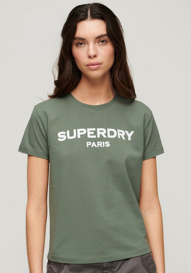 Superdry Kurzarmshirt SPORT LUXE GRAPHIC FITTED TEE von Superdry
