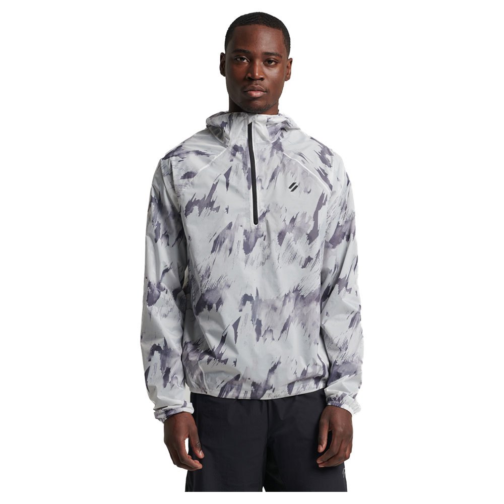 Superdry Run Lw Waterproof Shell Jacket Grau 2XL Mann von Superdry