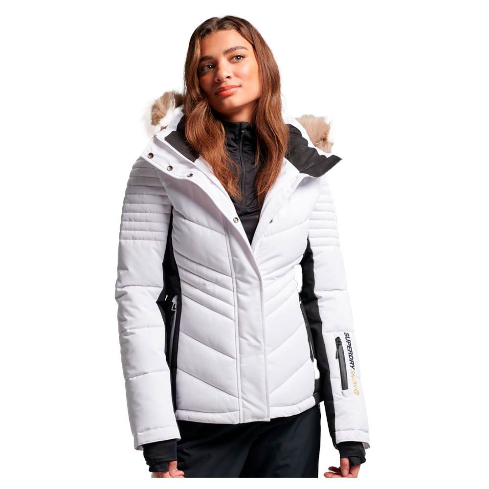 Superdry Ski Luxe Jacket Weiß L Frau von Superdry